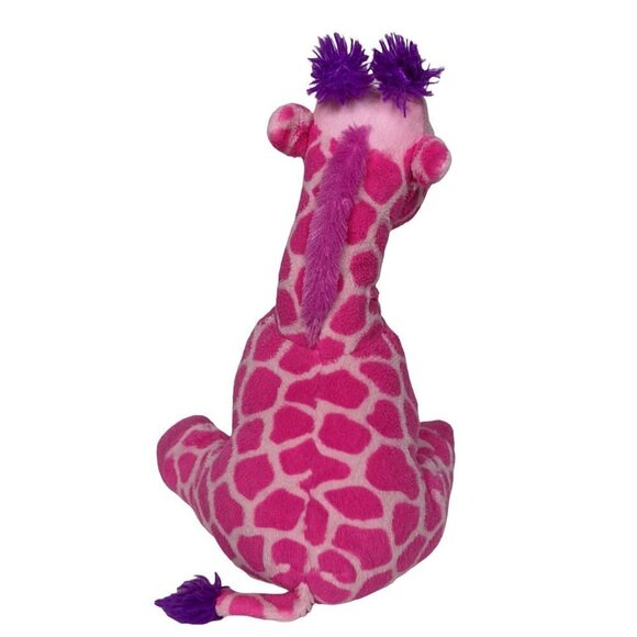 Wild Republic Hot Pink Giraffe Zoo Animal Plush Stuffed Animal 12.5" - Picture 3 of 7
